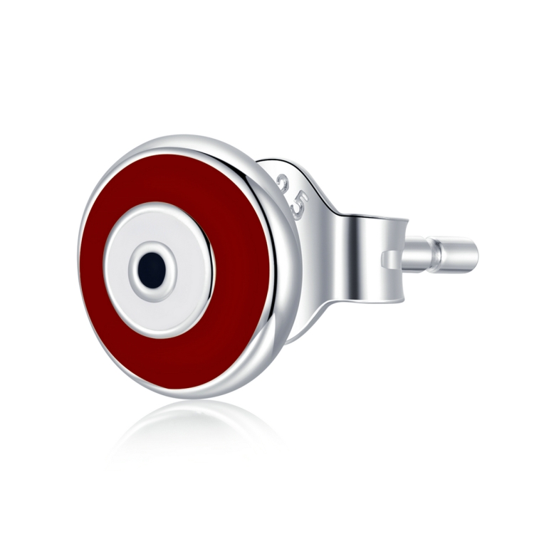 

S925 Sterling Silver Demon Eye Women Earrings(Red)