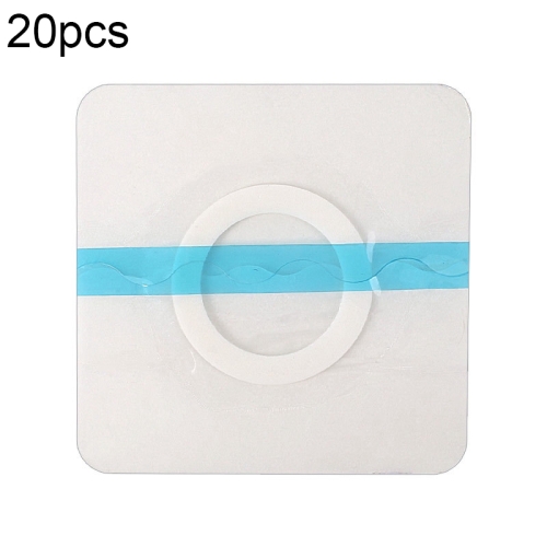 

100 PCS 041 Multifunctional Invisible Stickers PU Film Three-volt Stickers, Size:5x5x1.5cm(Blank)