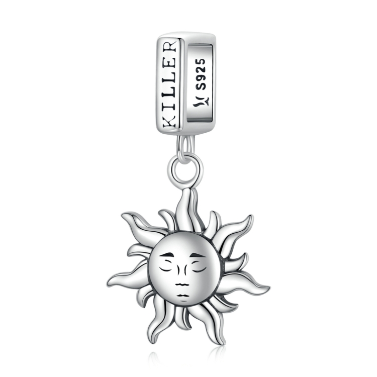 

S925 Sterling Silver Sun Guard Pendant DIY Bracelet Necklace Accessories