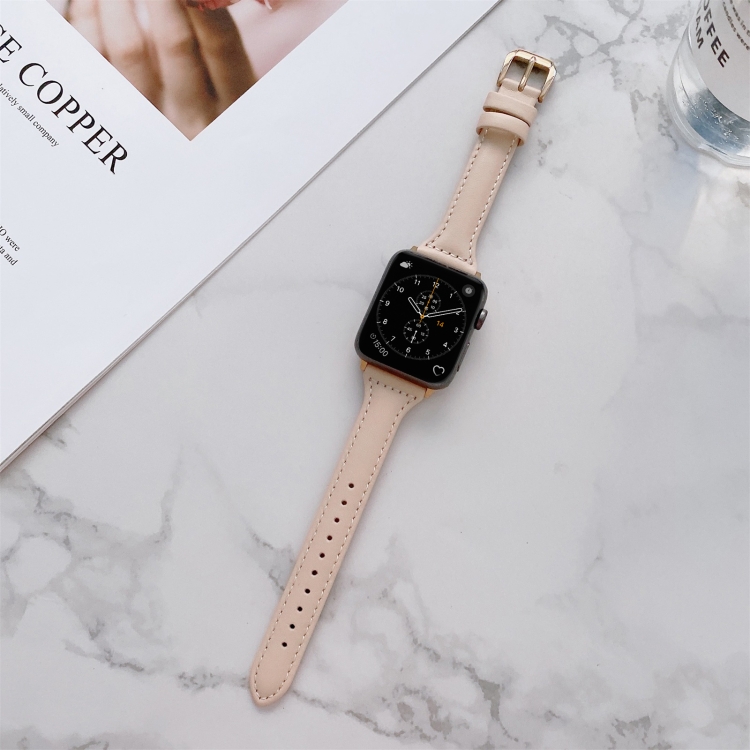 Sewing Plain Weave Small Waist Leather Replacement Strap Watchband For Apple Watch Series 7 45mm / 6&SE&5&4 44mm / 3&2&1 42mm(Pink)
Sewing Plain Weave Small Waist Leather Replacement Strap Watchband For Apple Watch Series 7 45mm / 6&SE&5&4 44mm / 3&2&1 42mm(Pink)