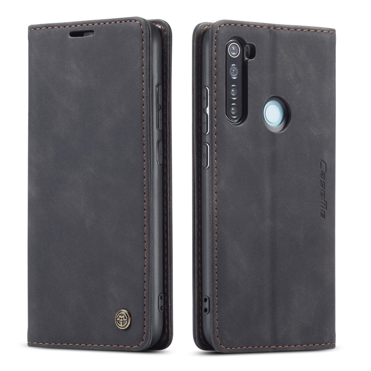 

For Xiaomi Redmi Note 8 CaseMe-013 Multifunctional Horizontal Flip Leather Case with Card Slot & Holder & Wallet(Black)