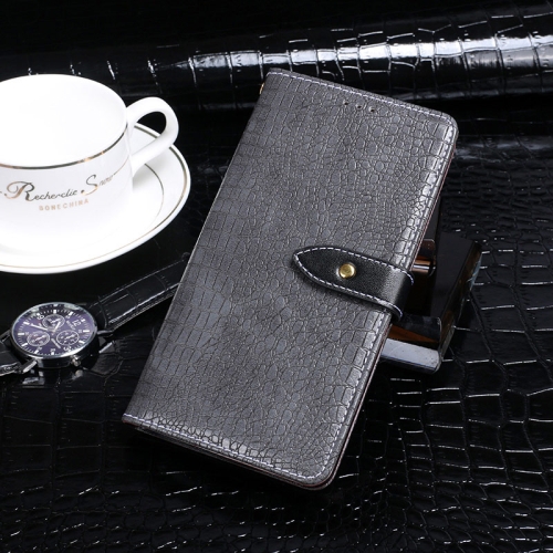 

For Huawei Enjoy 30e idewei Crocodile Texture Horizontal Flip Leather Case with Holder & Card Slots & Wallet(Grey)