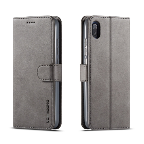 

LC.IMEEKE For Xiaomi Redmi 7A Calf Texture Horizontal Flip Leather Case, with Holder & Card Slots & Wallet(Grey)