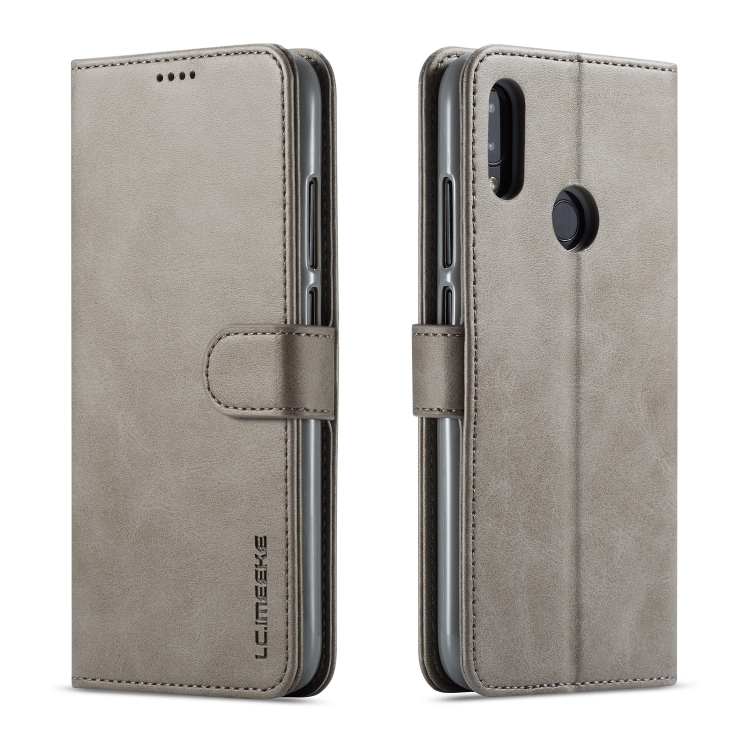 

LC.IMEEKE For Xiaomi Redmi Note 7 Calf Texture Horizontal Flip Leather Case, with Holder & Card Slots & Wallet(Grey)