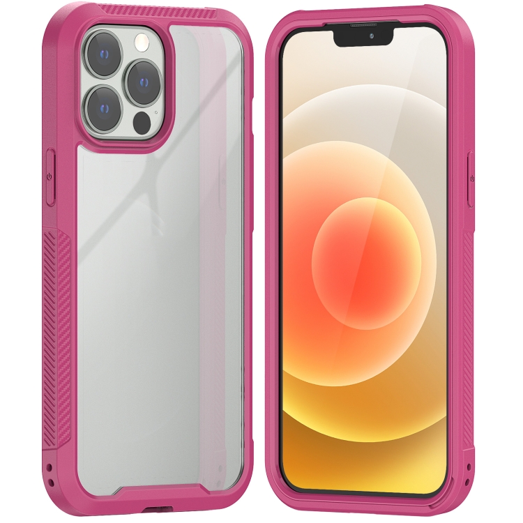 

2 In 1 TPU + PC Full Coverage Protective Case For iPhone 13 Pro Max(Purple)