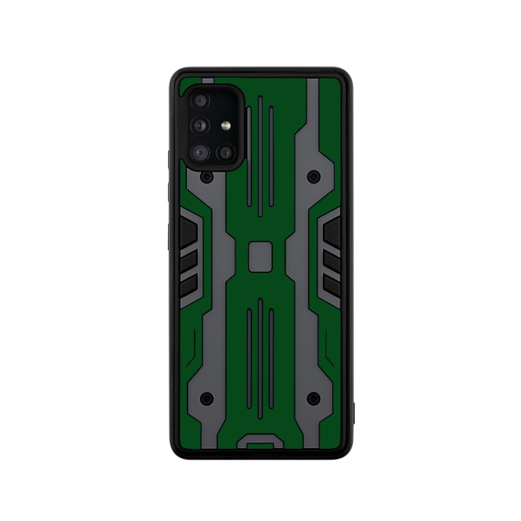 

For Samsung Galaxy A51 5G Armor Matte PC + TPU Shockproof Case(Dark Green)