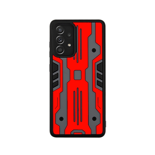 

For Samsung Galaxy A52 Armor Matte PC + TPU Shockproof Case(Red)