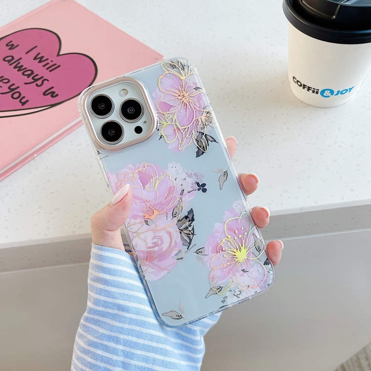 

Dual-side Laminating Shockproof TPU Protective Case For iPhone 13(Light Blue)