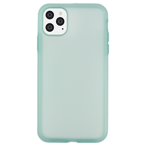 

For iPhone 11 Pro Yuese Serie Shockproof Soft Liquid Silicone Translucent Full Coverage Protective Case(Green)
