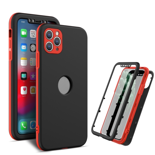 

360 Degrees Full Package PC + TPU Combination Case For iPhone 11 Pro Max(Red+Black)