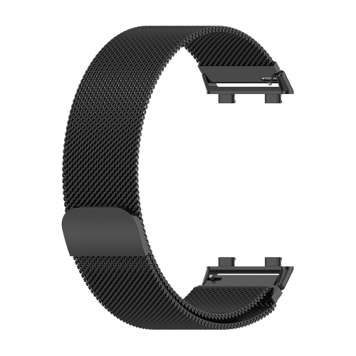 

For OPPO Watch 2 46mm Milan Metal Replacement Strap Watchband(Black)