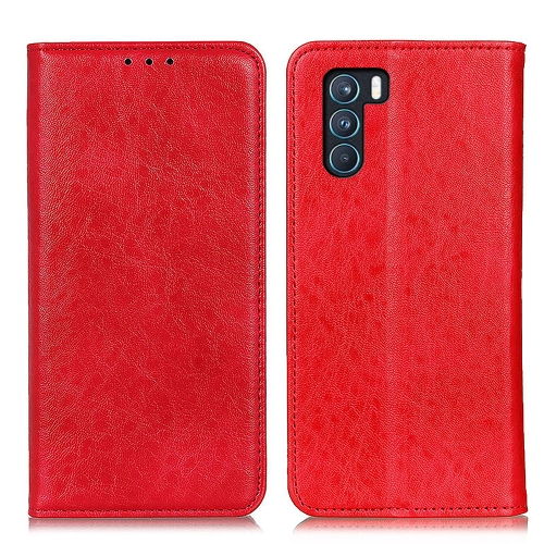 

For OPPO K9 Pro Magnetic Crazy Horse Texture Horizontal Flip Leather Case with Holder & Card Slots & Wallet(Red)