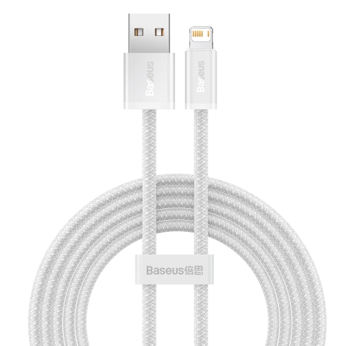 

Baseus CALD000502 Dynamic Series 2.4A USB to 8 Pin Fast Charging Data Cable, Cable Length:2m(White)