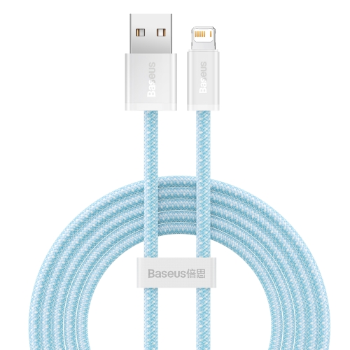 

Baseus CALD000503 Dynamic Series 2.4A USB to 8 Pin Fast Charging Data Cable, Cable Length:2m(Blue)