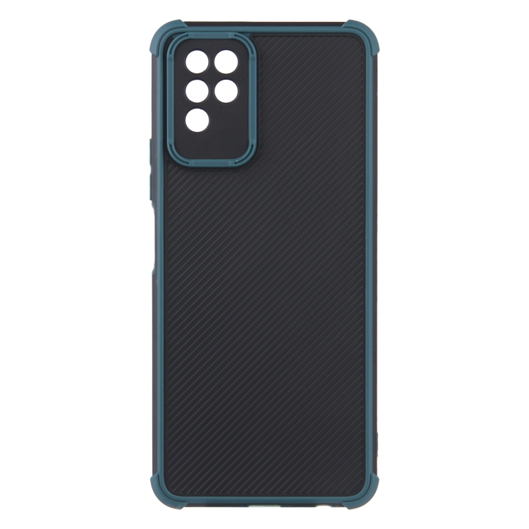 

For Infinix Note 10 Eagle Eye Armor Dual-color Shockproof TPU + PC Protective Case(Dark Green)