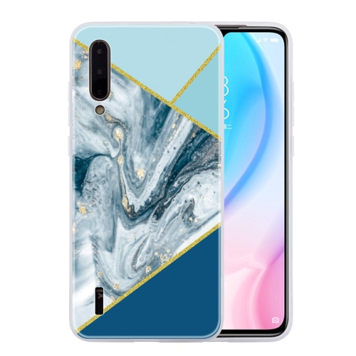 

For Xiaomi Mi CC9 Geometric Marble Series Frosted Translucent TPU Protective Case(Rust)