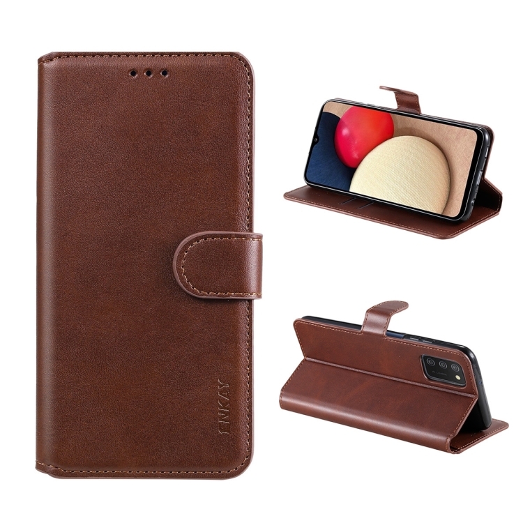For Samsung Galaxy A03s 166mm ENKAY Hat-Prince Calfskin Horizontal Flip PU Leather Case with Holder & Card Slots & Wallet(Brown)
For Samsung Galaxy A03s 166mm ENKAY Hat-Prince Calfskin Horizontal Flip PU Leather Case with Holder & Card Slots & Wallet(Brown)