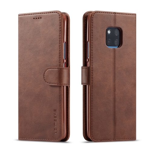 

For Huawei Mate 20 Pro LC.IMEEKE Calf Texture Horizontal Flip Leather Case, with Holder & Card Slots & Wallet(Brown)