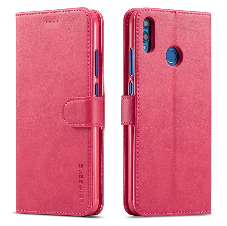 

For Huawei Y9 (2019) / Enjoy 9 Plus LC.IMEEKE Calf Texture Horizontal Flip Leather Case, with Holder & Card Slots & Wallet(Rose Red)