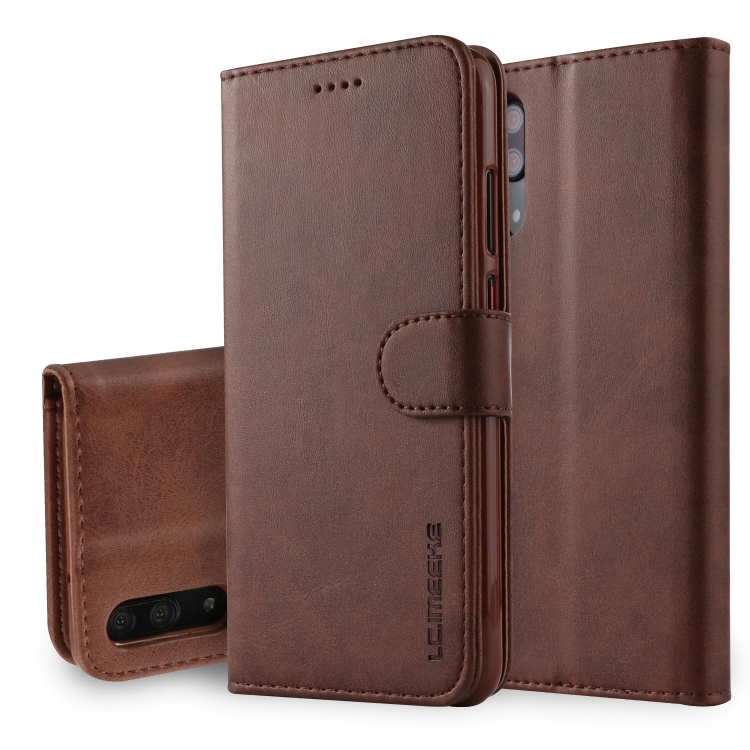 

For Huawei P20 Pro LC.IMEEKE Calf Texture Horizontal Flip Leather Case, with Holder & Card Slots & Wallet(Brown)