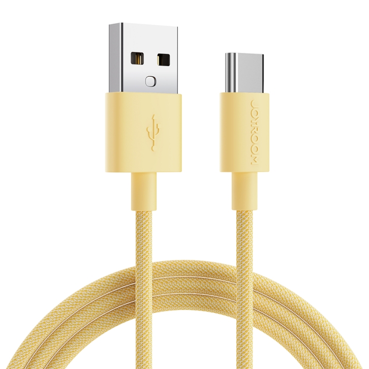 

JOYROOM S-1030M13 USB to USB-C / Type-C Colorful Fast Charging Data Cable, Cable Length:1m(Yellow)