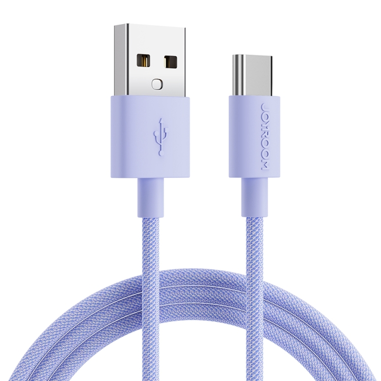 

JOYROOM S-2030M13 USB to USB-C / Type-C Colorful Fast Charging Data Cable, Cable Length:2m(Purple)