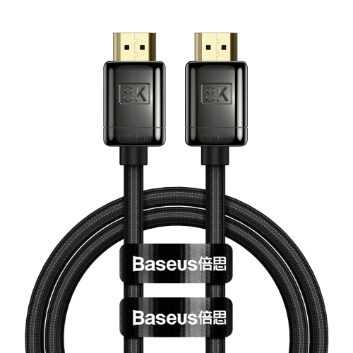 

Baseus WKGQ000001 HD Seires HDMI 8K to HDMI 8K HD Same Screen Conversion Cable, Length:1m