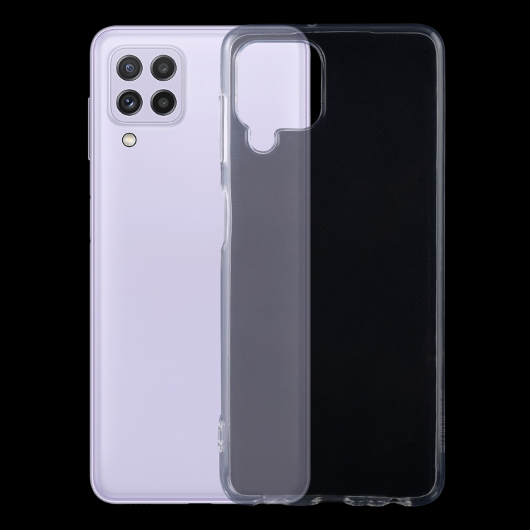 

For Samsung Galaxy A22 0.75mm Ultra-thin Transparent TPU Soft Protective Case