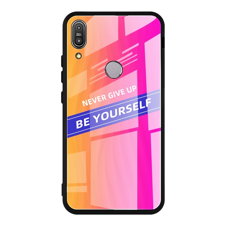 

For Asus ZenFone Max Pro M1 ZB601KL Shockproof PC + TPU + Glass Protective Case(Pink)