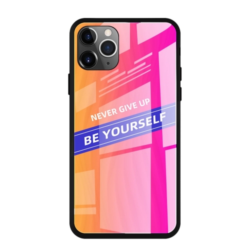 

For iPhone 11 Pro Shockproof PC + TPU + Glass Protective Case(Pink)