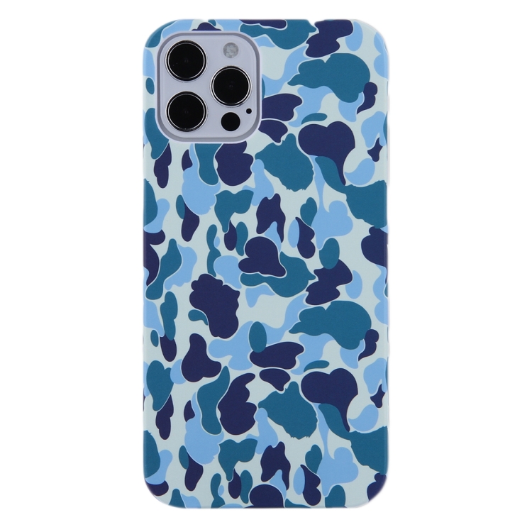 

Camouflage TPU Protective Case For iPhone 13 mini(Blue)