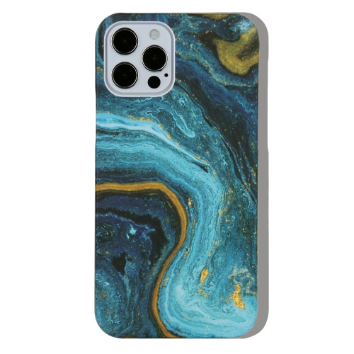 

Marble Pattern PC Shockproof Protective Case For iPhone 13 Pro Max(Blue Agate)