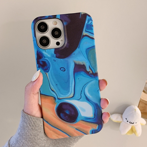 

Marble Shockproof PC Phone Case For iPhone 11 Pro(Render Blue)