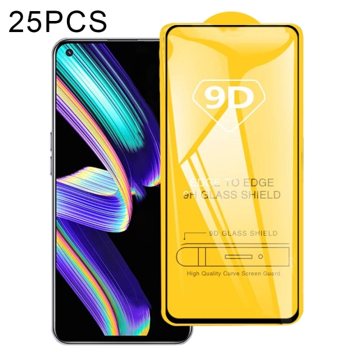 

For OPPO Realme GT Neo / GT Neo Flash / GT Neo2T 25 PCS 9D Full Glue Full Screen Tempered Glass Film