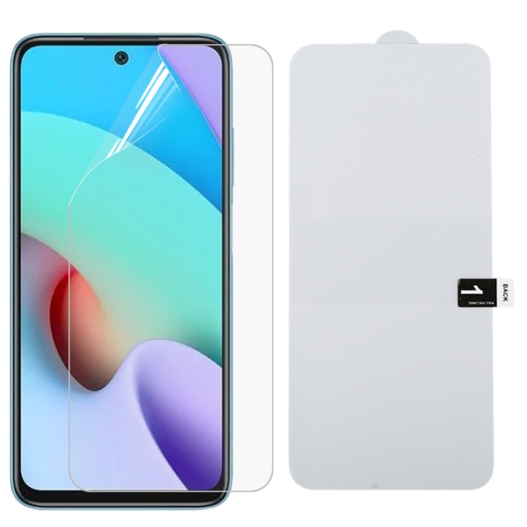 

For Xiaomi Redmi 10 Prime Full Screen Protector Explosion-proof Hydrogel Film