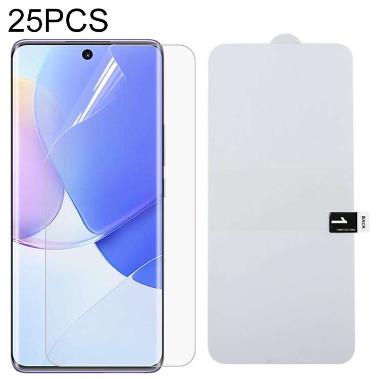 

For Huawei nova 9 25 PCS Full Screen Protector Explosion-proof Hydrogel Film