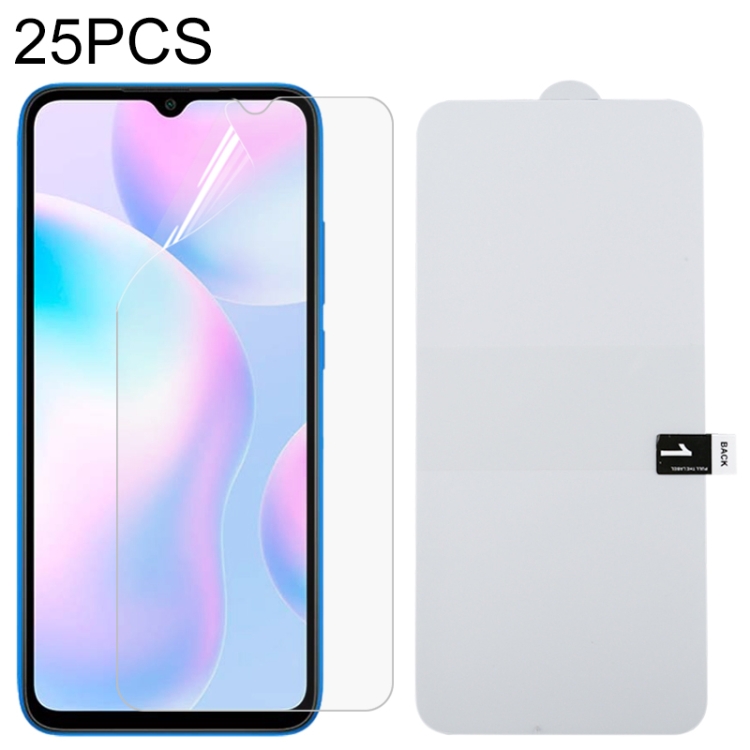 

For Xiaomi Redmi 9AT 25 PCS Full Screen Protector Explosion-proof Hydrogel Film