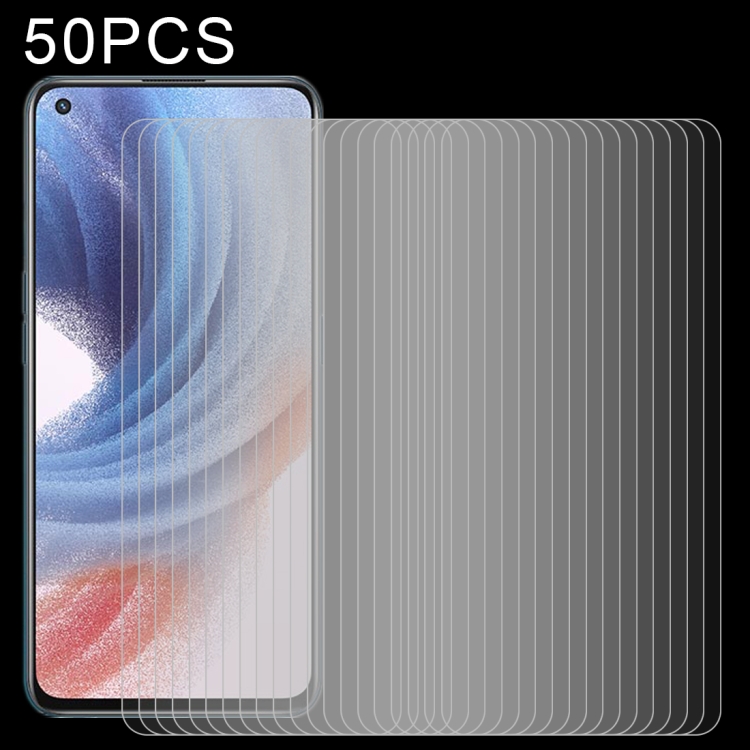 

For OPPO K9 Pro 50 PCS 0.26mm 9H 2.5D Tempered Glass Film