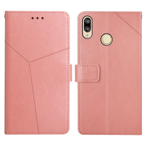 

For Huawei P20 Lite Y Stitching Horizontal Flip Leather Phone Case with Holder & Card Slots & Wallet & Photo Frame(Rose Gold)