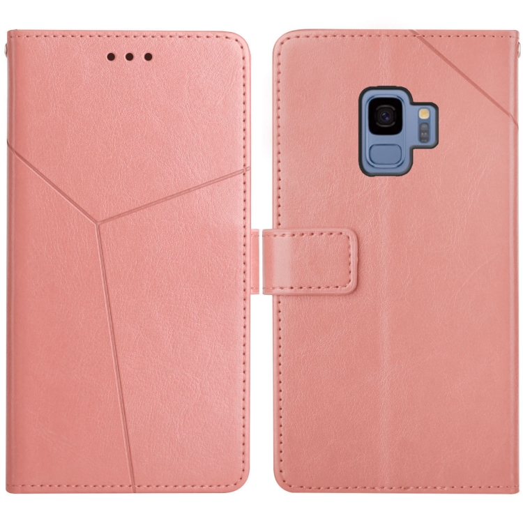 

For Samsung Galaxy S9 Y Stitching Horizontal Flip Leather Case with Holder & Card Slots & Wallet & Photo Frame(Rose Gold)