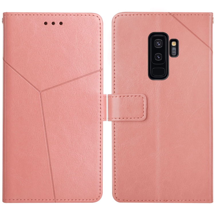 

For Samsung Galaxy S9+ Y Stitching Horizontal Flip Leather Case with Holder & Card Slots & Wallet & Photo Frame(Rose Gold)