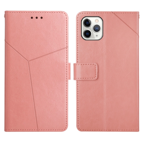 

Y Stitching Horizontal Flip Leather Phone Case with Holder & Card Slots & Wallet & Photo Frame For iPhone 11 Pro Max(Rose Gold)