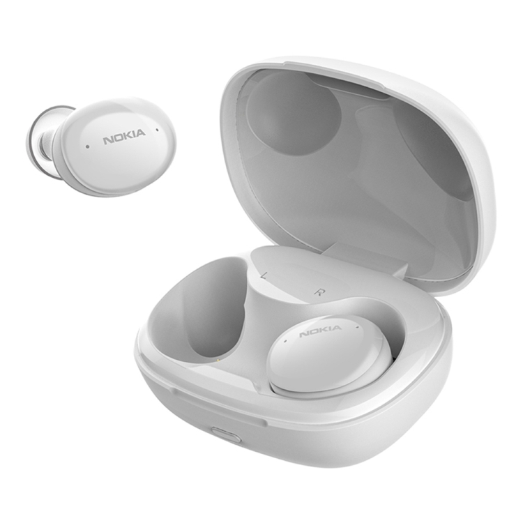 

Nokia TWS-411 Smart Noise Reduction Bluetooth 5.1 Earphone with Charging Box(White)