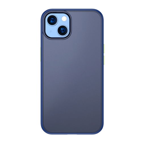 

TOTUDESIGN AA-178 Gingle Series Translucent Matte PC + TPU Phone Case For iPhone 13 mini(Blue)