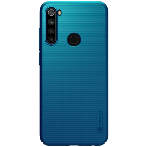 

For Xiaomi Redmi Note 8T NILLKIN Frosted Concave-convex Texture PC Protective Case(Blue)