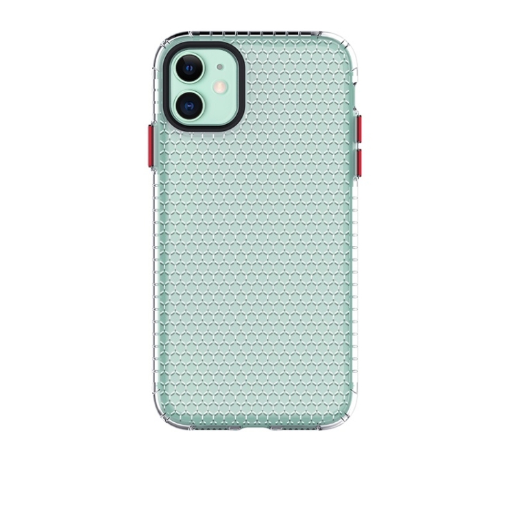 

For iPhone 11 Honeycomb Shockproof TPU Case(Transparent)
