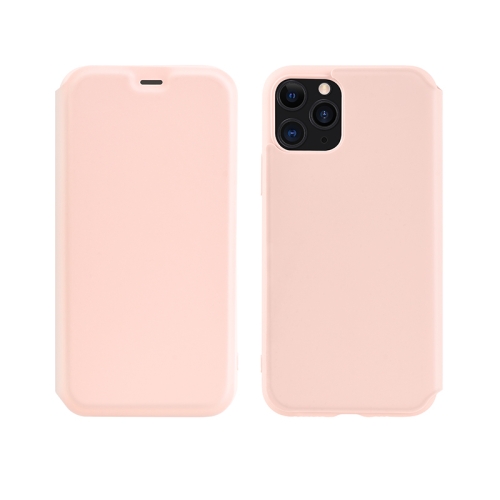 

For iPhone 11 Pro Max hoco Colorful Series Liquid Silicone Protective Case with Card Slot(Pink)