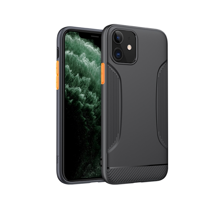 

For iPhone 11 hoco Warrior Series Soft TPU Protective Case(Black)