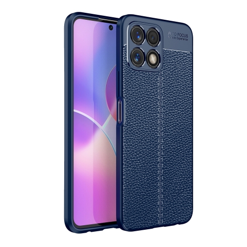 

For Honor X30i Litchi Texture TPU Shockproof Phone Case(Blue)
