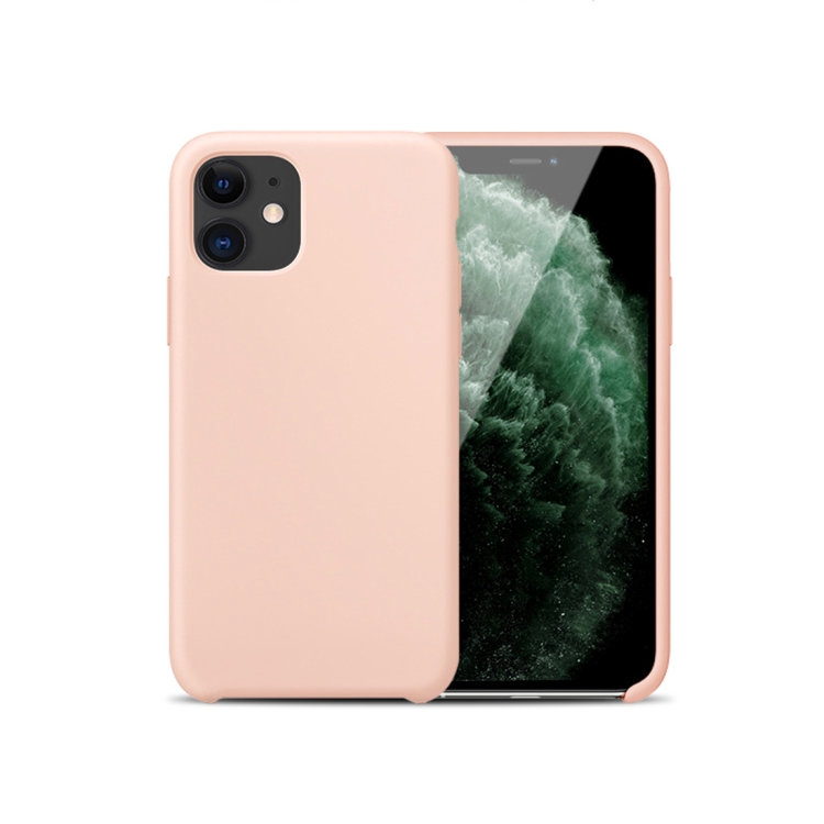 

For iPhone 11 hoco Silicone + PC Protective Case(Pink)